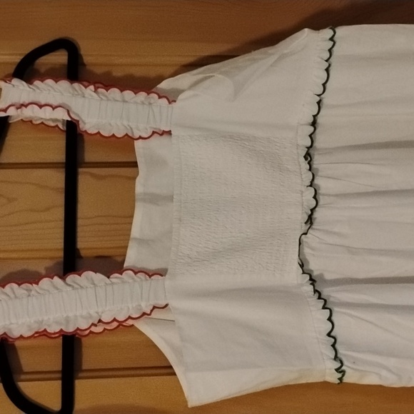 Loft L White Maxi Dress Sundress - Picture 4 of 6